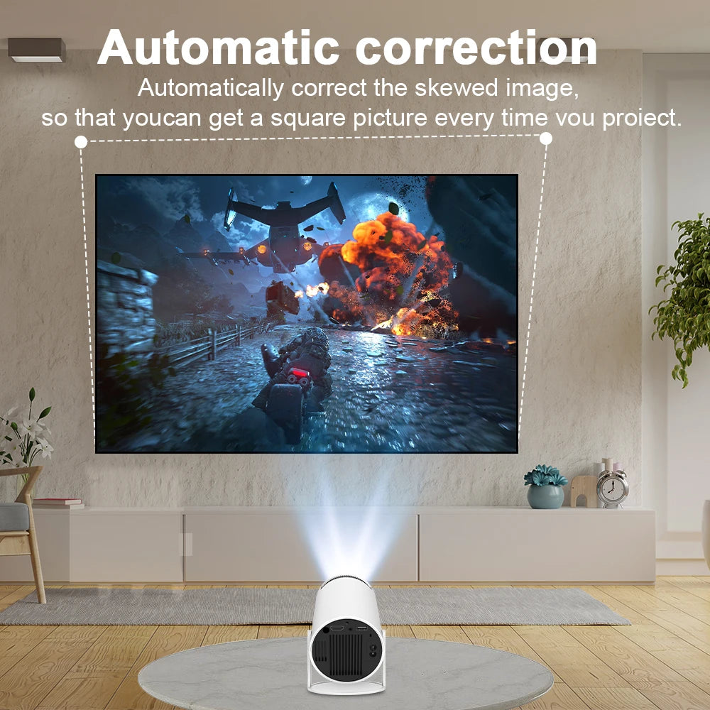 Projecteur portable 4K Wifi Led